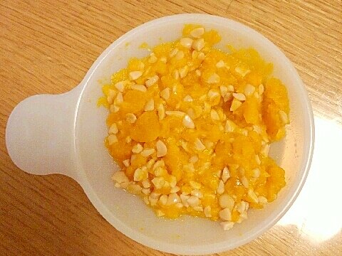 離乳食☆中期☆　納豆とかぼちゃ